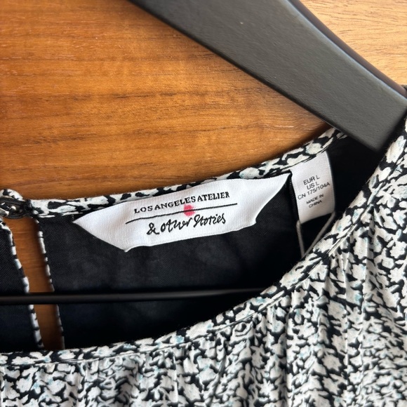 NWT & Other Stories Long Sleeves Mini Dress, Size L - Picture 5 of 16